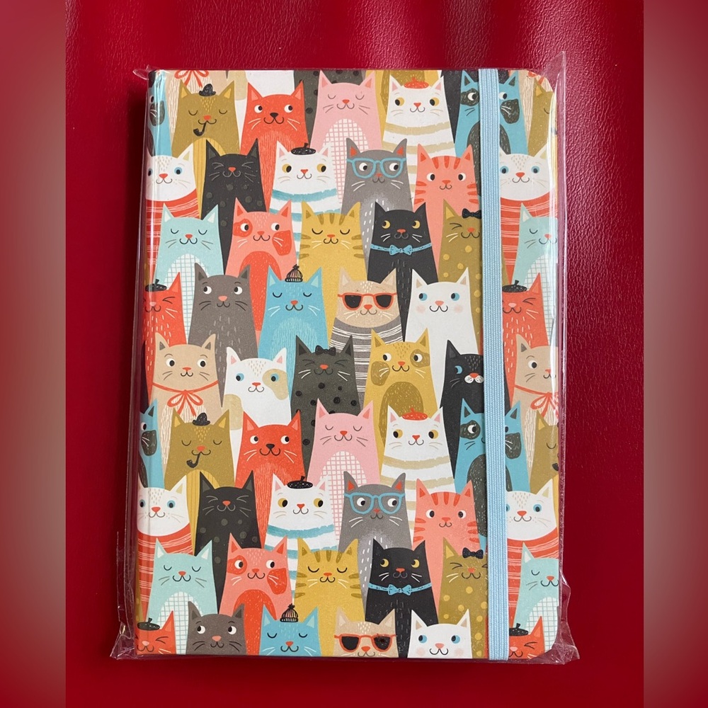Cute cat-themed journal. New in package